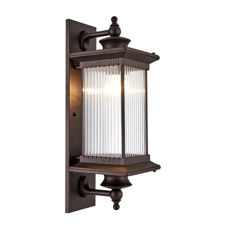 european style aluminum  waterproof outdoor wall lamps