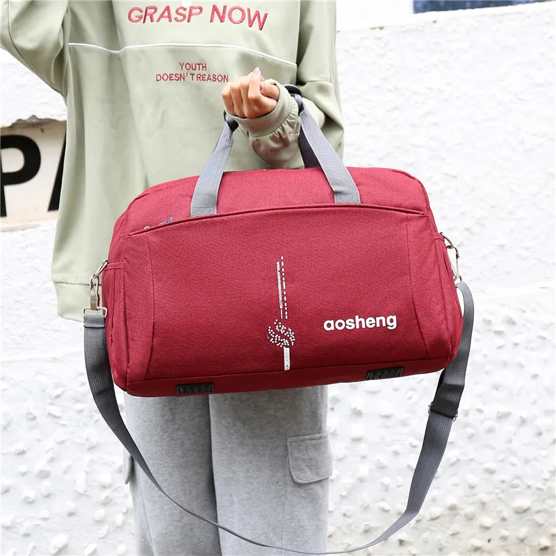 Panic Buying Clear Color Lavender Color Khaki Color Gym Bags