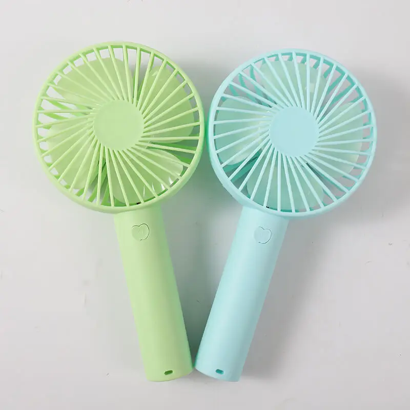 Pink White USB Handheld Mini Fan Lash Table Rechargeable Small Handy Fans Eyelash Extension Mini Fans