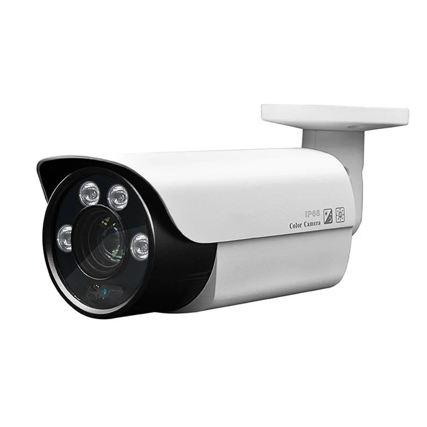 IP 8MP 10X Auto focus 5-50mm motorized lens IP67 Outdoor IP Camera full metal Bullet camera 80M Night range POE camera