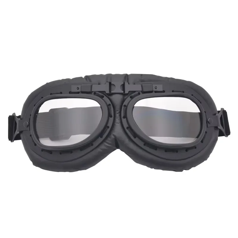 Motorcycle Goggles Glasses Motor Bike Pilot Steampunk Vintage Helmet Cycling Ski Retro Sunglasses