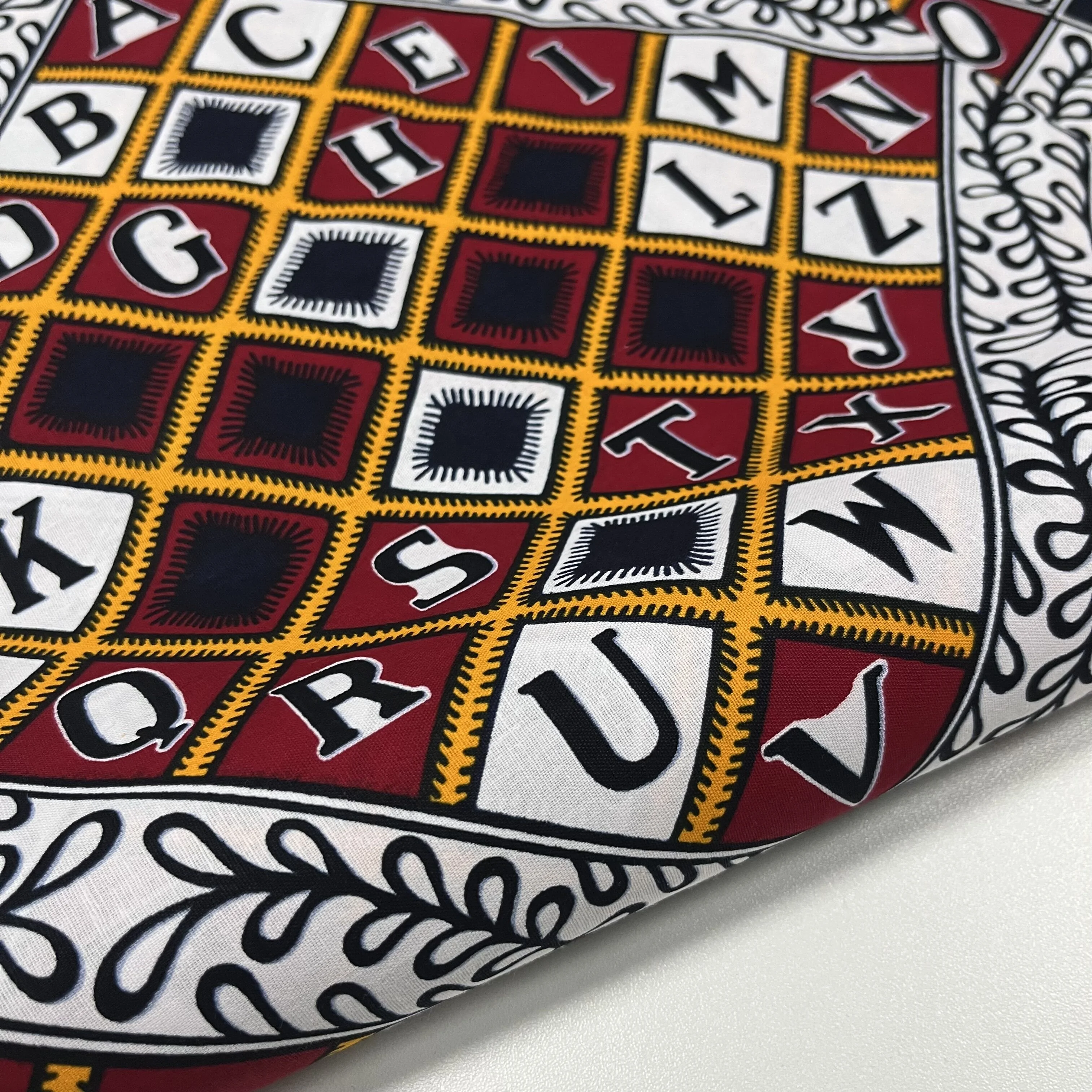 Factory Supply  Wax African Satin Silk Real  Fabric Custom