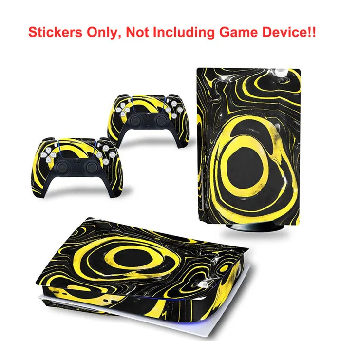 Customize DIY Eco-friendly Vinyl Film Art Decor Skin Wrap one Video Game 4 5 X Console Handle Set Accessories Design Stickers