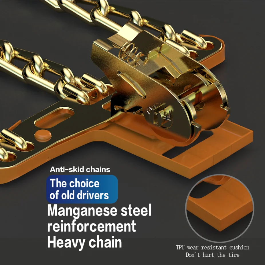 Car snow chain Auto Emergency Tool  for car tires