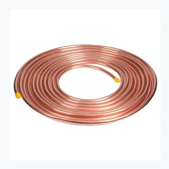 Wholesale AC air conditioner copper pipe roll 1/4' copper tube pancake