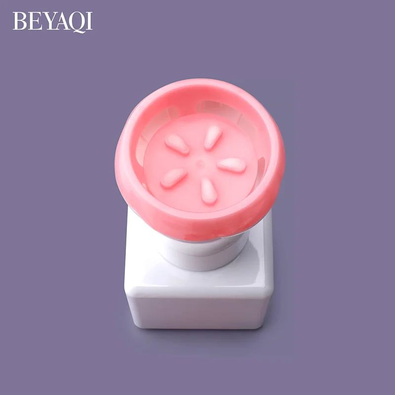 Factory direct sales personal care luxury pink flower shaped foaming pump,custom plastic foam pump,0.8cc foam pump cosmetic