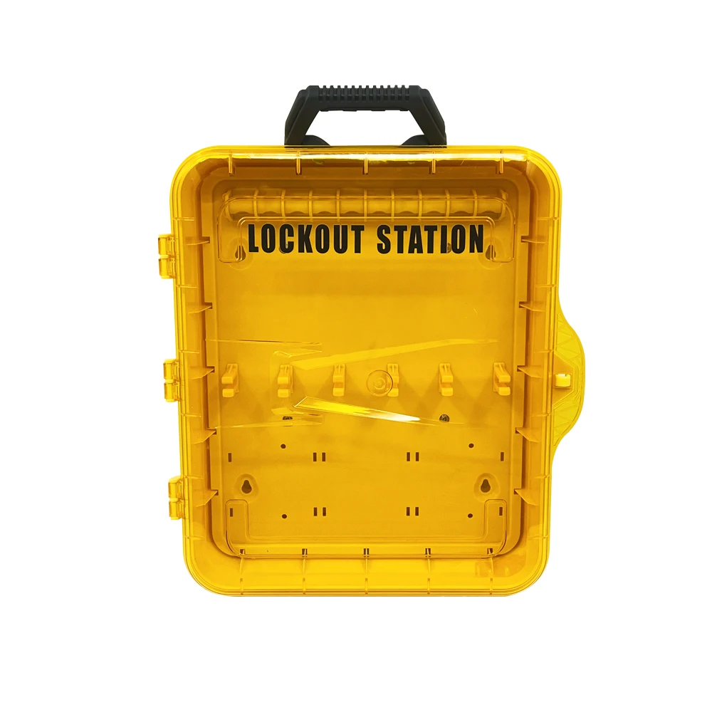 Portable Multi-Purpose Safety LoTo Lock Tagout Groups Cabinet Lockout Padlock Station to 20 Locks