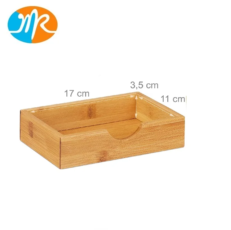 Office Storage Unit Pen Holder Bamboo Desktop cosmetic Organizer