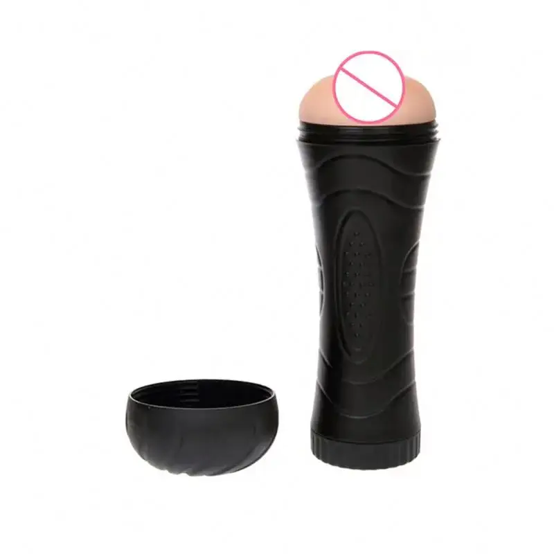 Hot selling Vagina type male masturbator with battery power strong vibration men masturbation cup for man