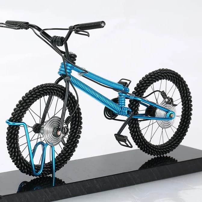 
Wholesale Vintage Home Decoration Iron Metal Craft Bicycle Model Rustic Looking Vintage Bicycle 