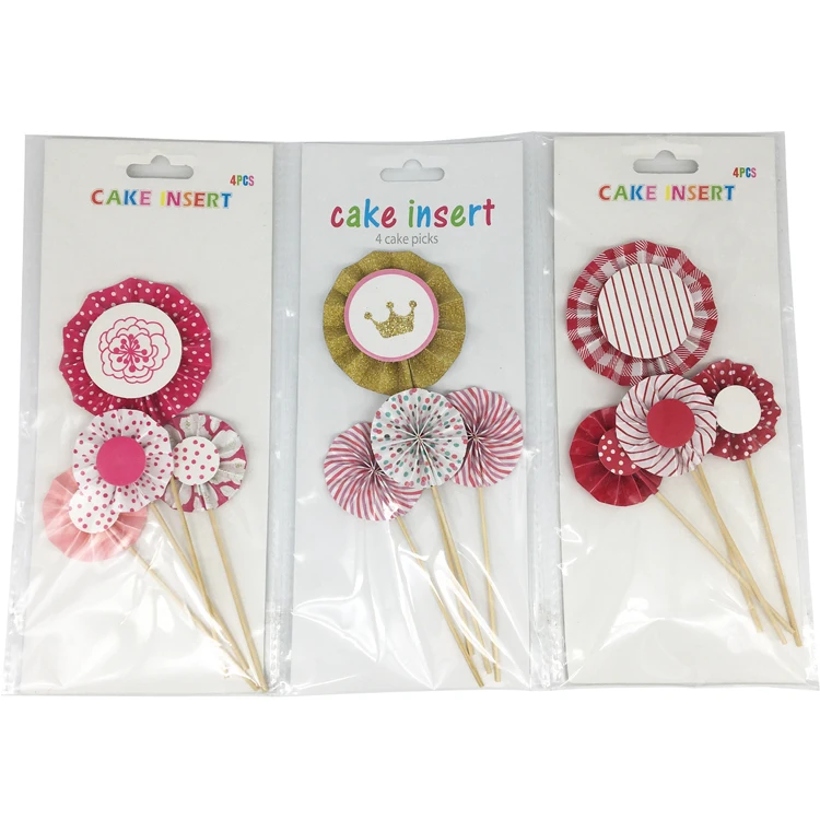 Cocktail Decoration Flag Wooden Toothpick Flag, Cake Inserts