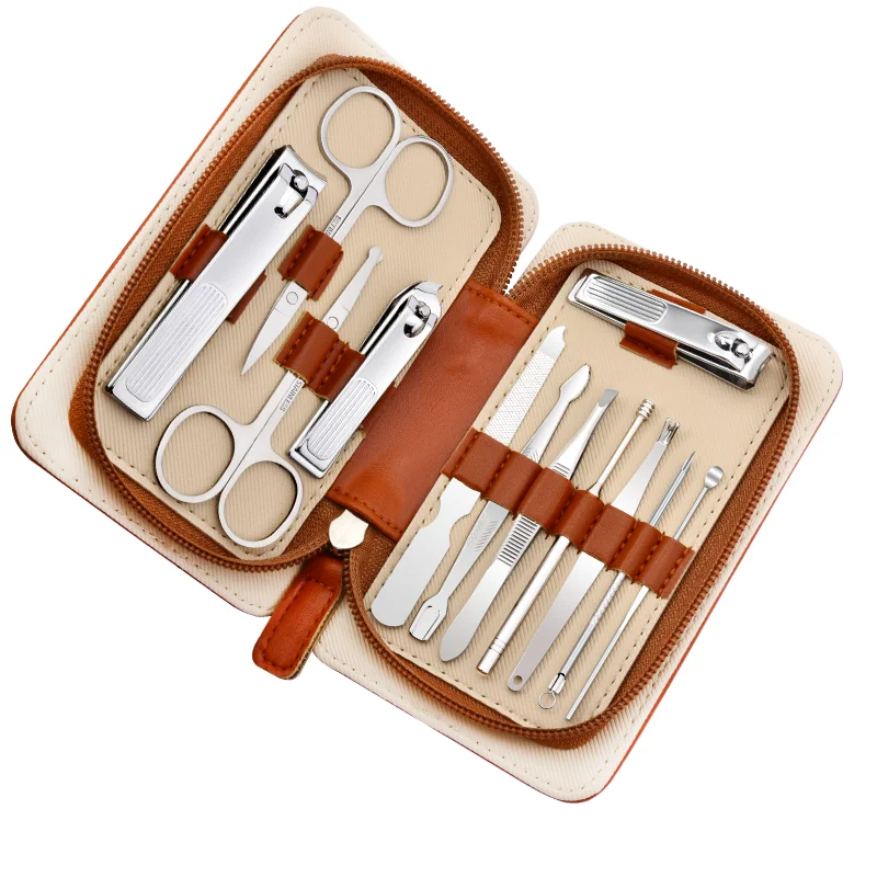 12 pcs Souvenir Travel Beauty Nail Clippers Set  high quality Nail Care Kits Care kit Personal Manicure and Pedicure Set