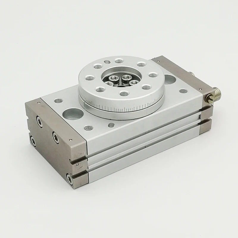 MSQB10A/20A/30A/50A/70A/100A/200A 90 180 Degrees Swing Solid Actuator Pneumatic Rotary Table Cylinder