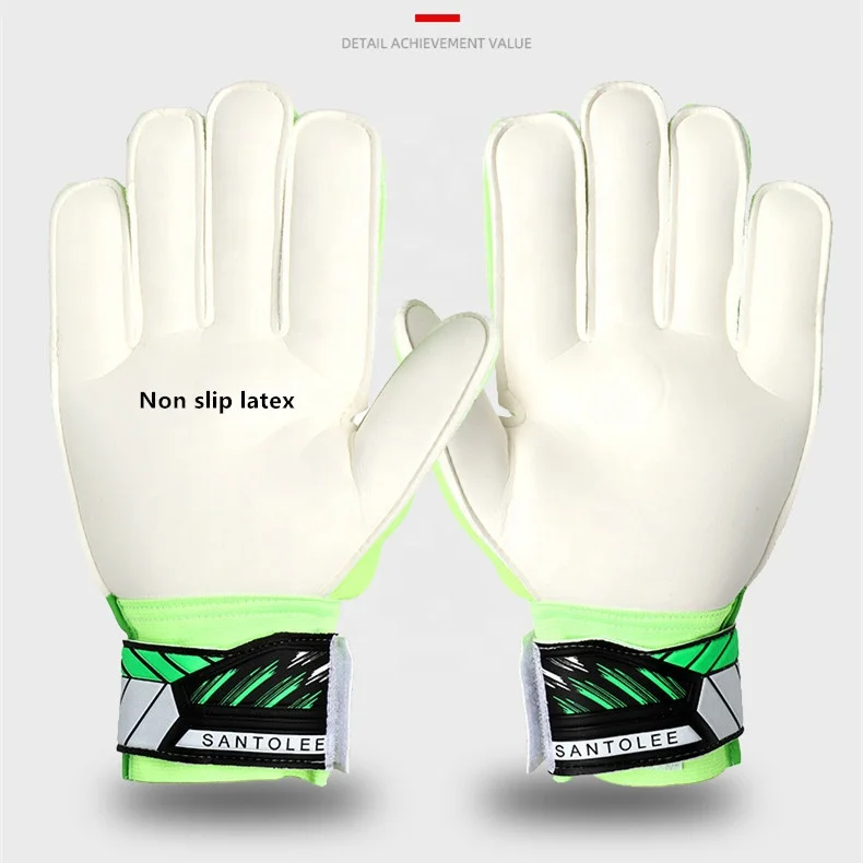 Soccer Goalkeeper Gloves Football Goalie Full Finger Protective Gloves Microfiber Anti-slip Gloves For Football Sport Equipment