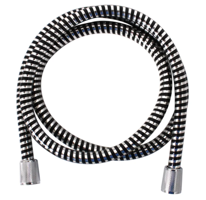1.5m non-toxic leak-proof bathroom shower set hose flexible anti-kink colored corrugated PVC shower hose
