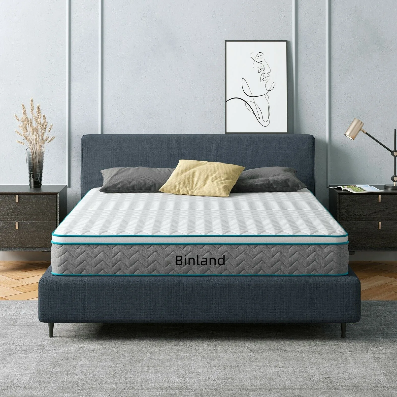 Orthopedic Foam Mattress Full King Size Roll Up gel memory foam Mattress Good Quality Cheap Box Spring Mattress in a box