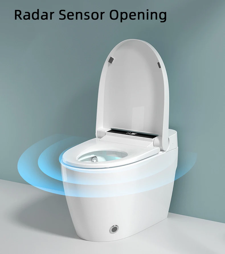 Multifunctional Electronic One Piece Auto Clean Sanitary Ware Water Closet Electric Wc Automatic Intelligent Smart Toilet Bowl