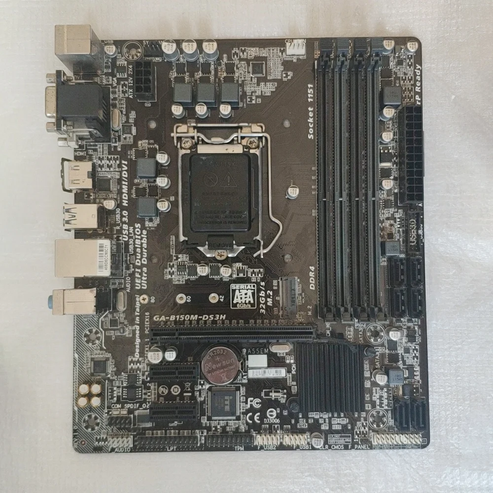 GA-B150M-DS3H For Gigabyte LGA 1151 DDR4 64GB M.2 B150 Micro ATX Desktop Motherboard High Quality Fast Ship