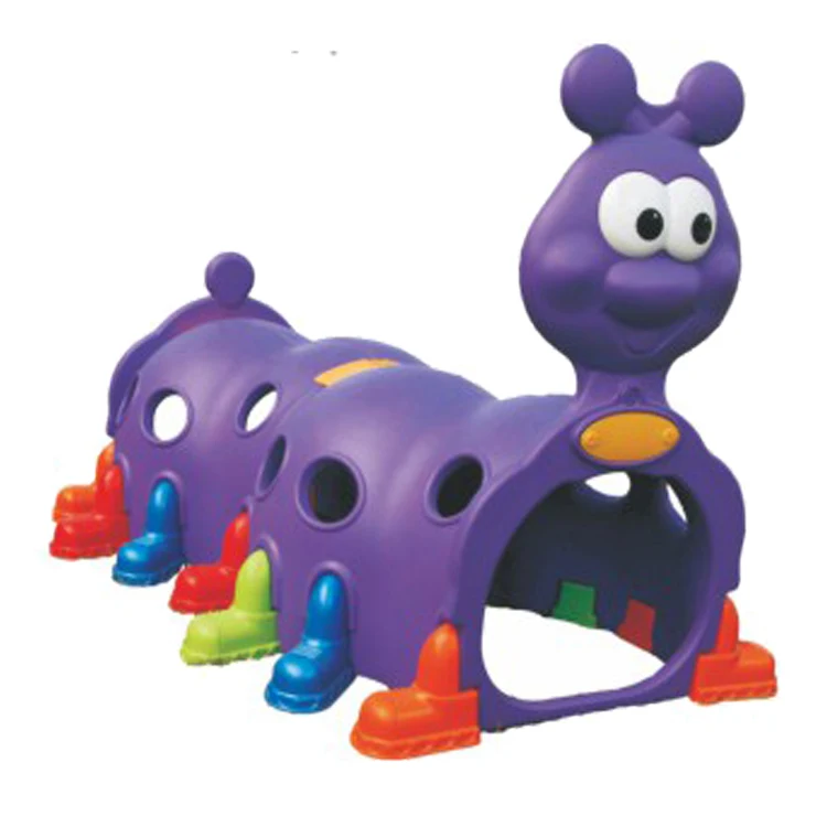 
Children climbing worm tunnel play set OL-SW002 