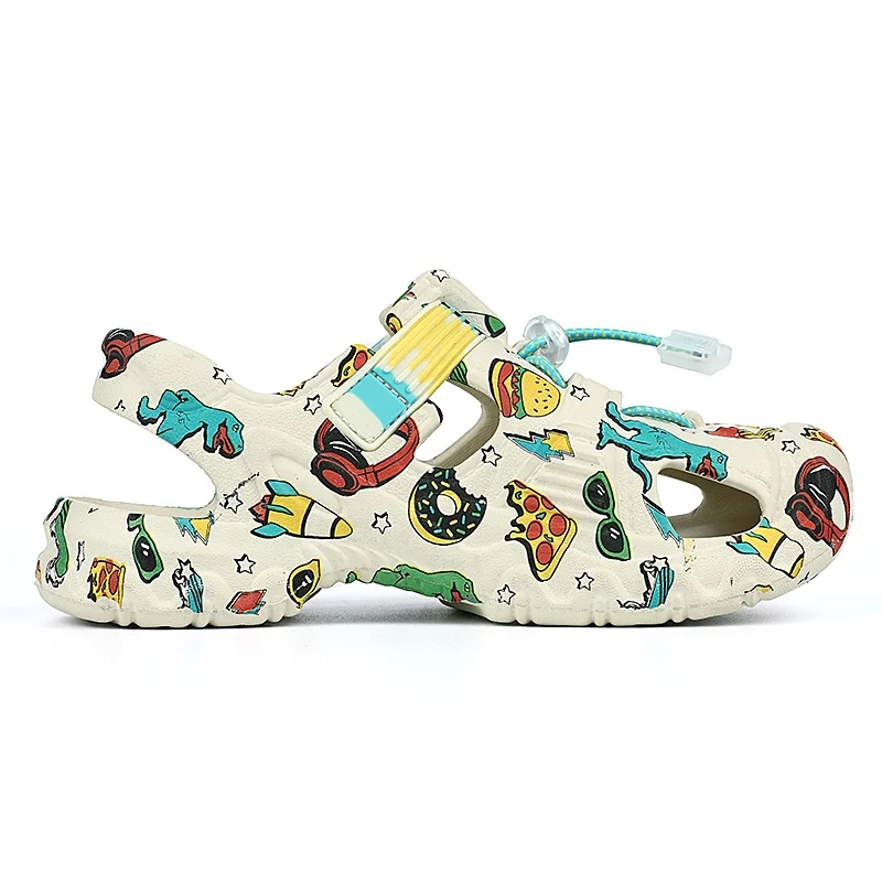 casual children walking shoes softness sporty clogs unisex kids slip on shoes  summer beach slides slippers for child