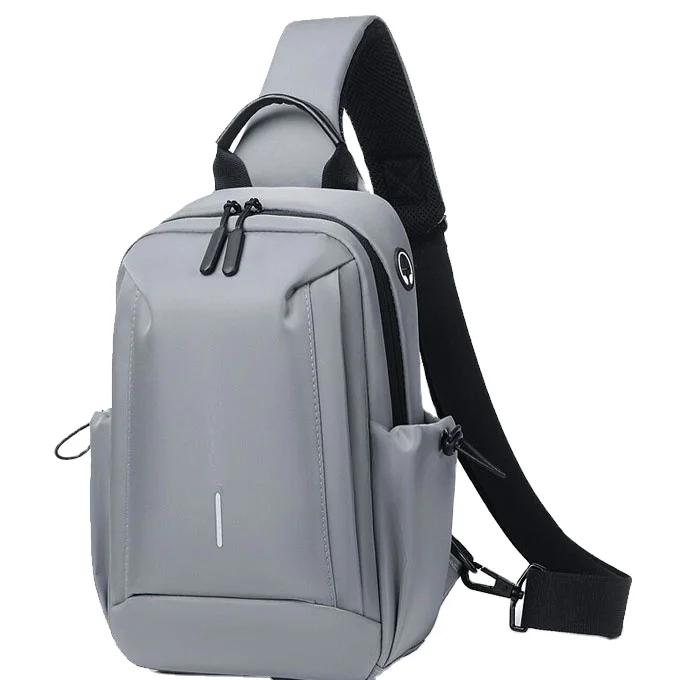 Custom RPET Sling Backpack for Men Chest Backpack