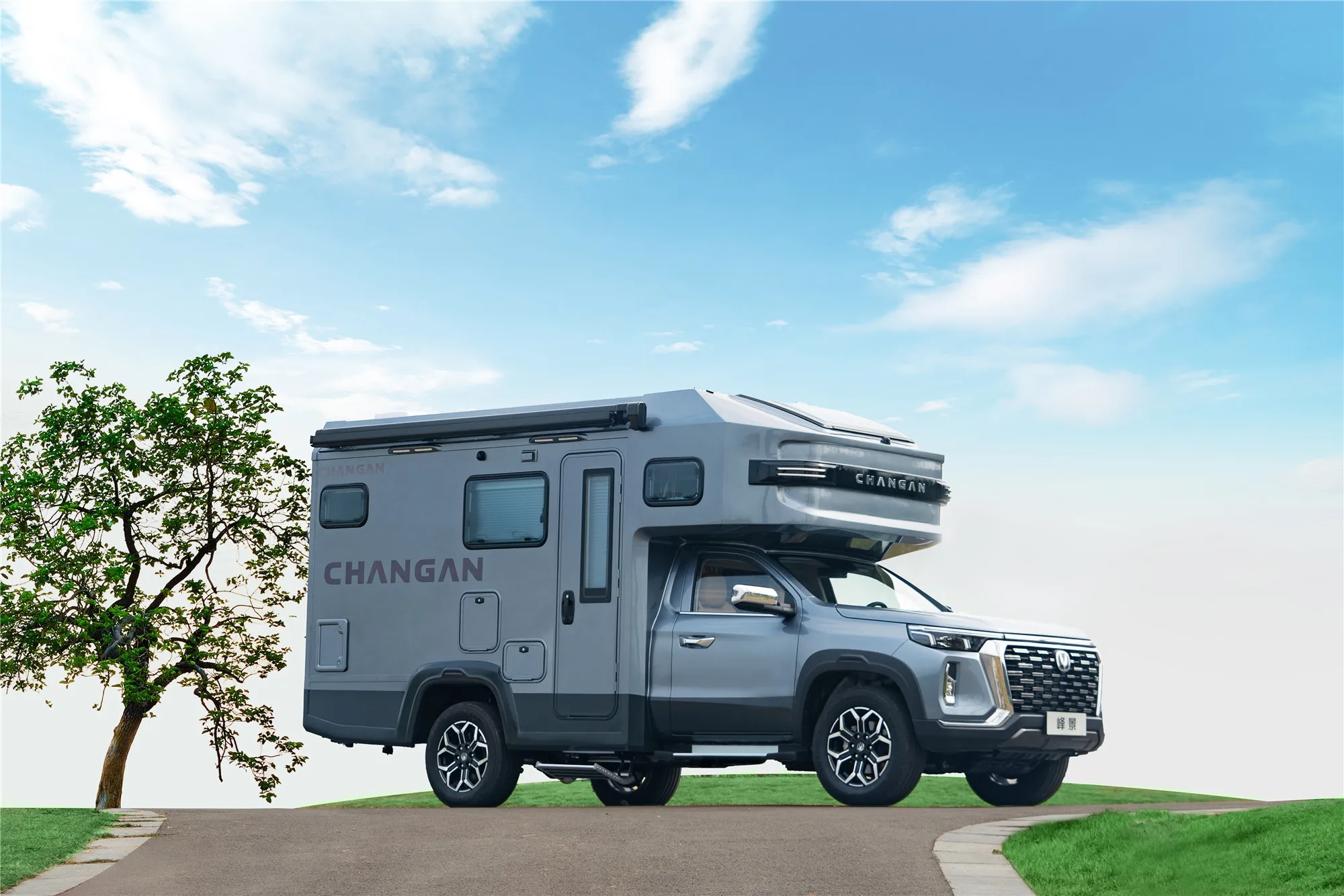 Off-Road Rv Camper Luxury Travel Trailers Changan Fengjing Rv Camper Truck Underfloor Air Conditioner Camper Rvs For Sale