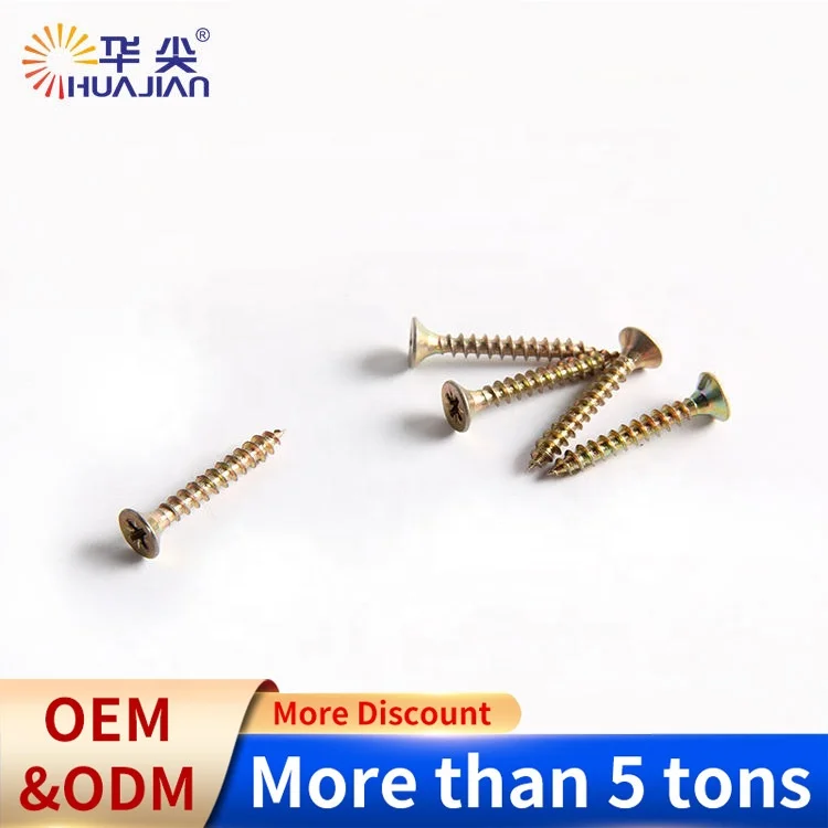 Black Carbon Steel Flat Head Drywall Screw Wood Screw