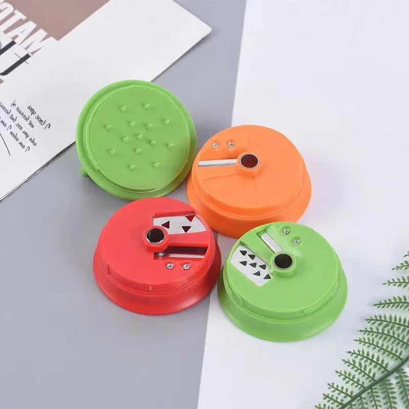 Multifunctional Kitchen Tools Machine 3 In 1 Spiralizer Coarse and fine julienne Slicing Set Manual Vegetable Cutter