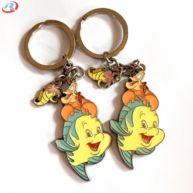 High quality hot sale  metal keychain,/soft enamel keychain