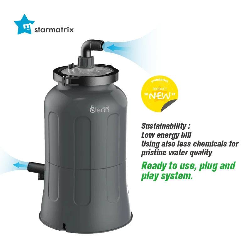 starmatrix EZ clean smart 40W swimming pool sand filter and pump