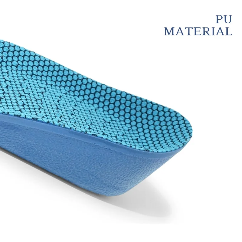 Comfort Orthopedic Comfortable Pu Sneaker Half Shoes Invisible Orthopaedic Height Increase Insole For Foot Pain Relief