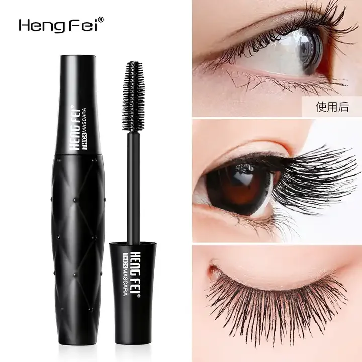 Wholesale private label 4D Silk Fiber Lash Mascara Waterproof Natural Lengthening Mascara Long Lasting Charming Eye Makeup