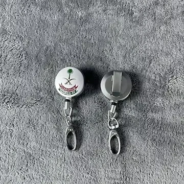 Wholesale Price Retractable Badge Reel Holder 32mm retractable badge reel with custom logo for business holder