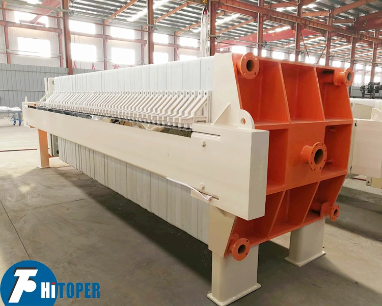 Factory Supply Water Filter Press Used in Feed Processing Plant Wastewater Treatment.
