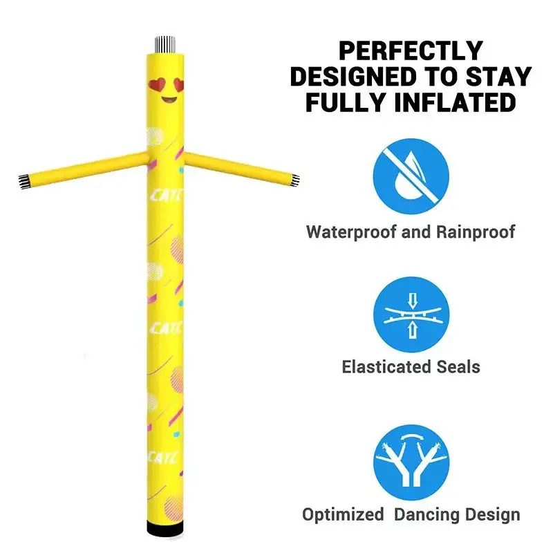 CATC Events Air Dancer Waved Inflatable Tube Man for Exhibition Trade Show PVC Advertising Inflatables for Versatile Usage