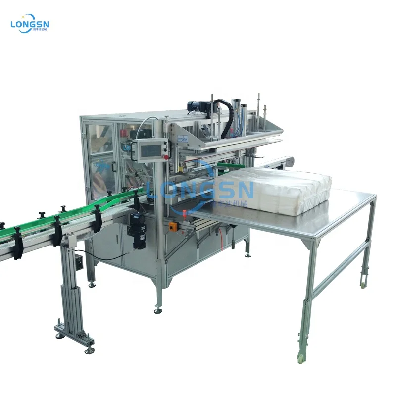 Automatic film packer for pet bottles empty plastic PET bottle bagging packing machine