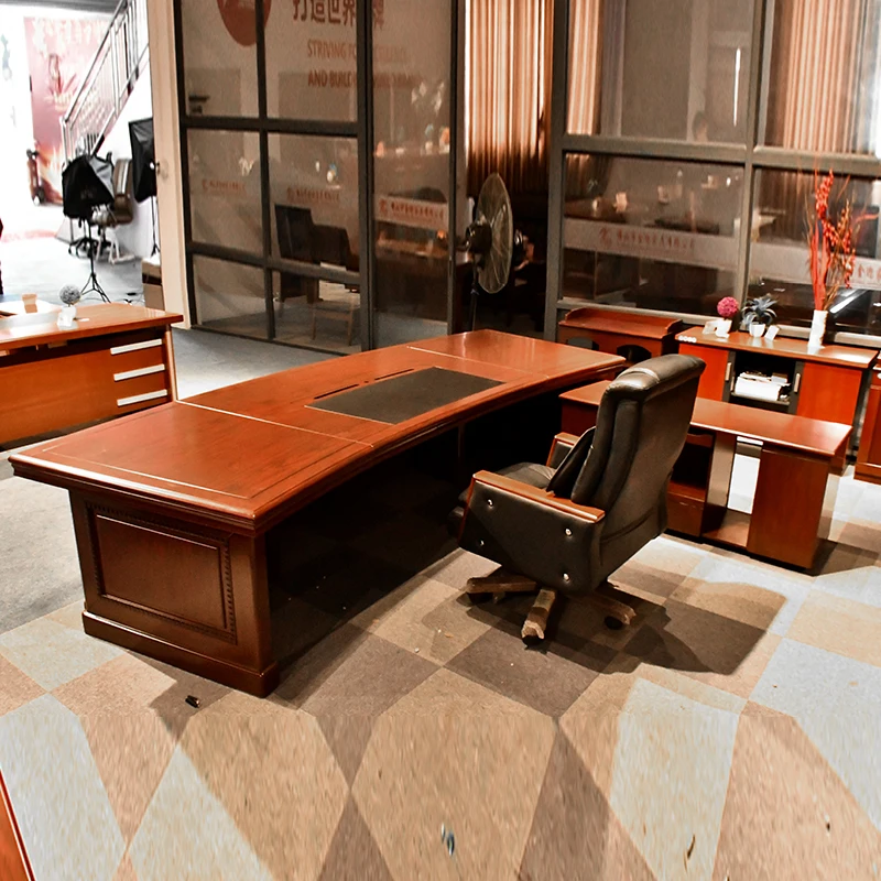 Набор роскошной офисной мебели высокого класса прочный стол для руководителя современный офисный поставка управление директором l-образной формы