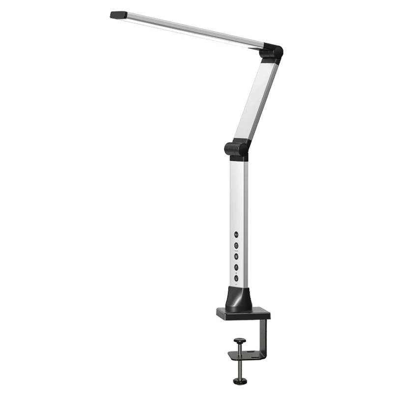 Adjustable Desktop Lamps with 5 Color Modes and 7 Brightness Levels Rechargeable Desk Eye Protection Clip Adjustable Lamp Table