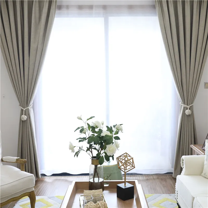 Innermor Solid Plain Curtain for Livingroom Home Decor Darpe Curtain Luxury for Bedroom Window Curtain Customized Blackout Hotel