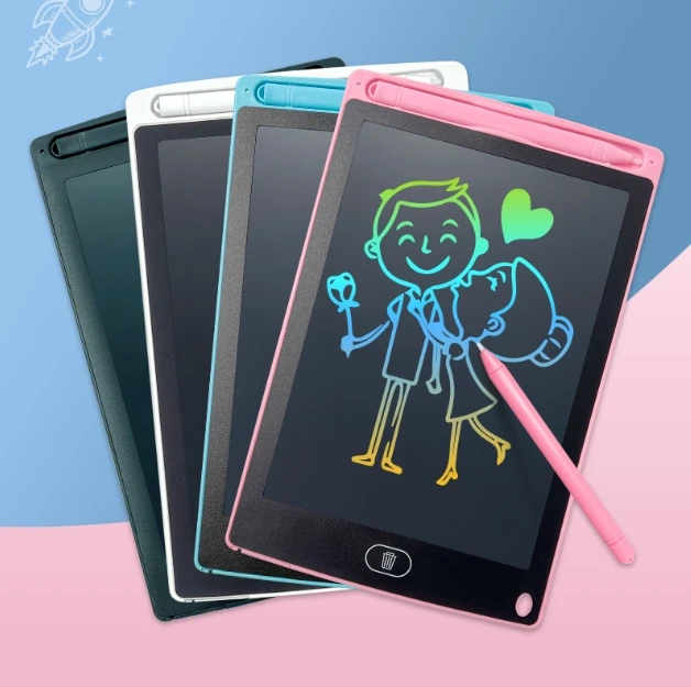 Lcd Writing Panel Color Screen Pad Kids Learning Toys Boards Color Screen Magic Blackboard Magic Slates Writing Tablet 8.5inch
