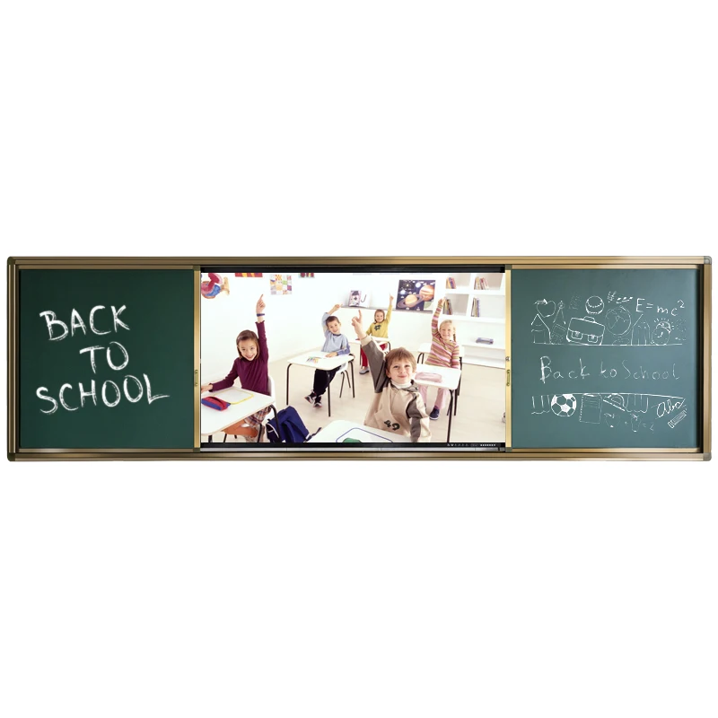 75 inch 4k led interactive digital touch screen chalk board for school teaching