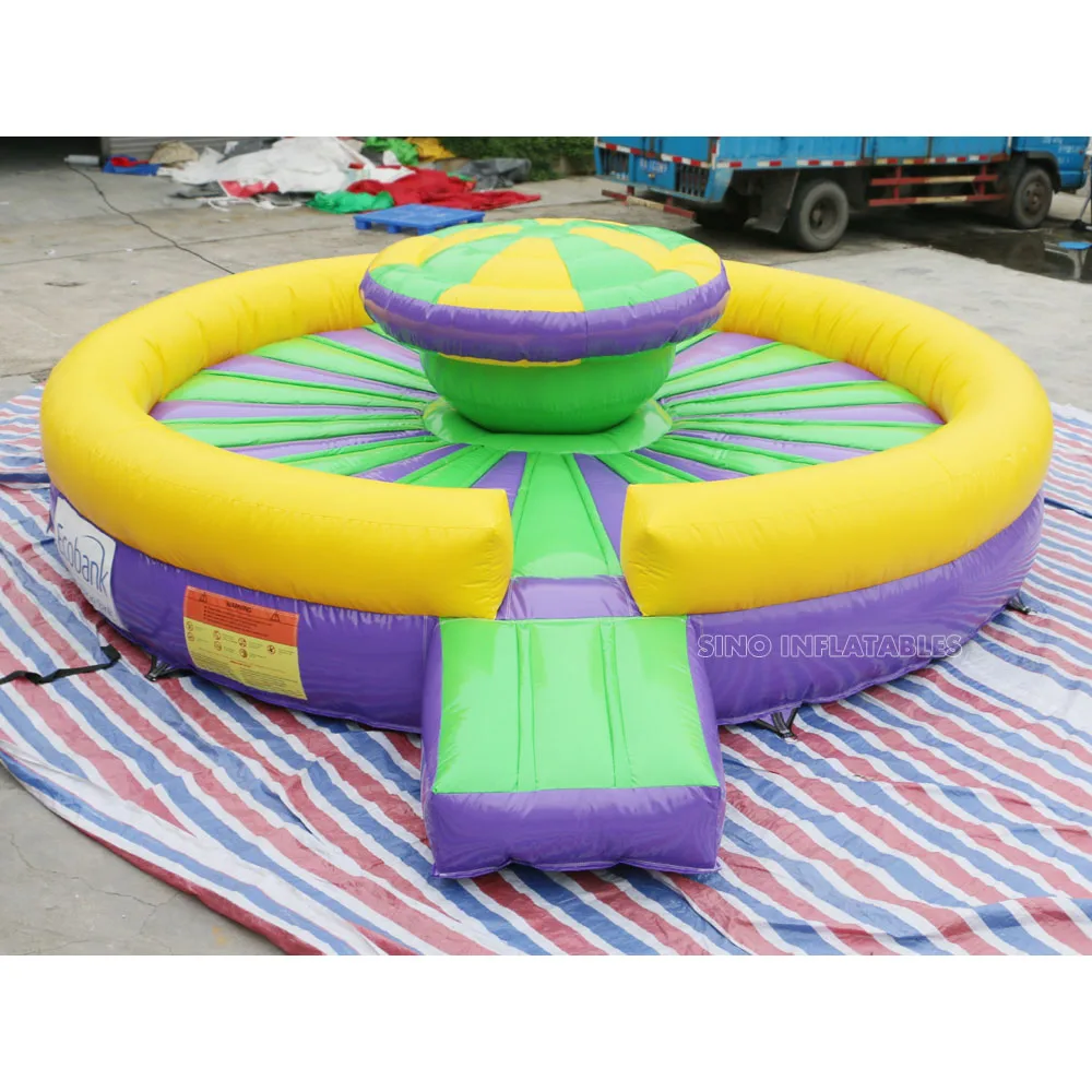 Commercial Grade Kids N Adults UFO Inflatable Fighting Arena for Interactive Jousting Game Used
