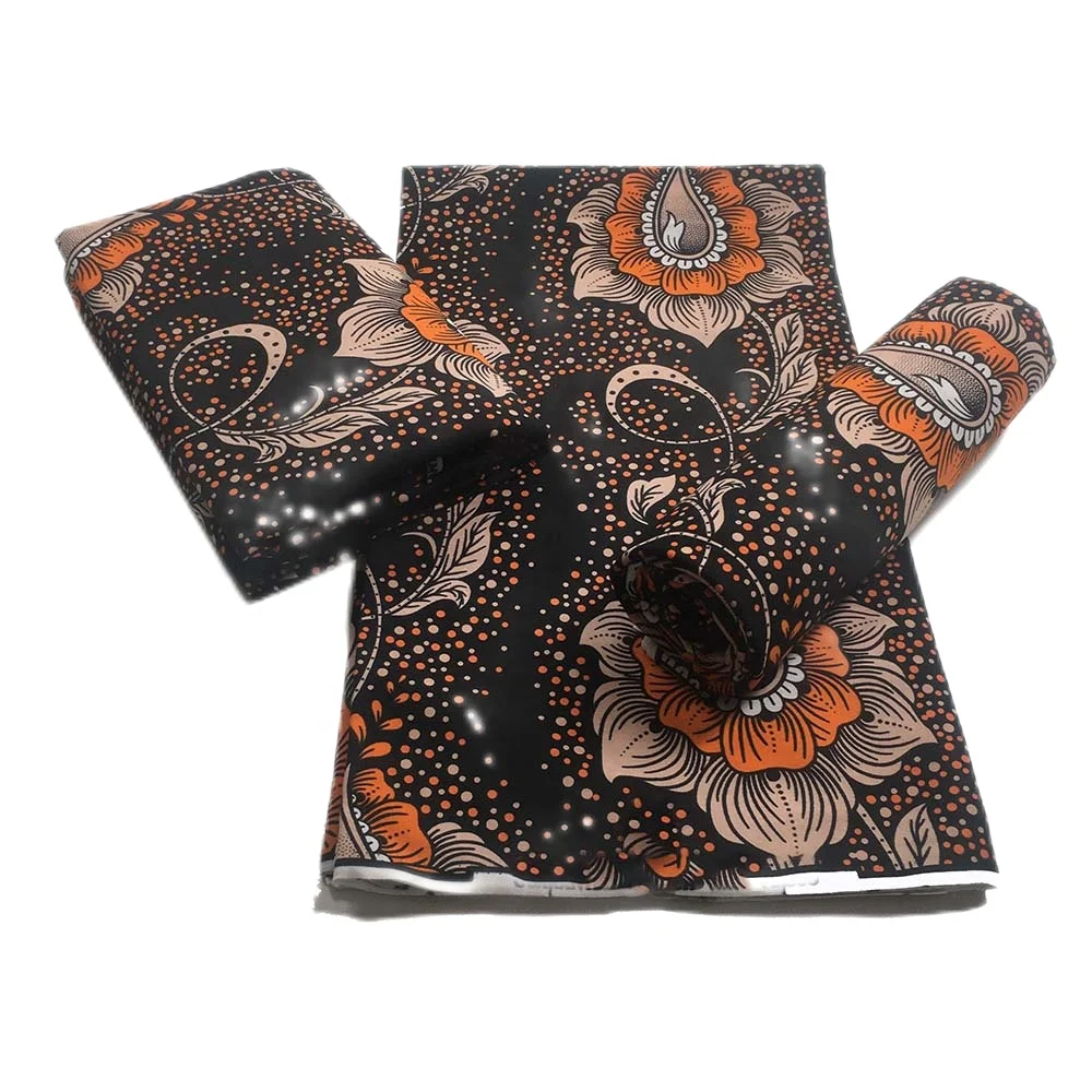 ACI Ankara Fabric African Wax Fabric 100% Cotton Guaranteed Real Wax African Print Fabric 6 Yards/Piece For Dress