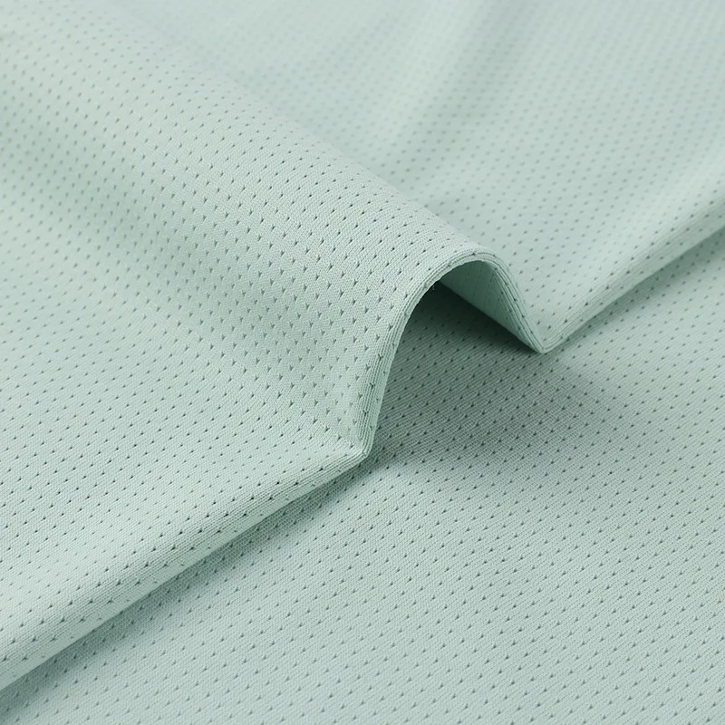 Nylon knit mesh fabric Breathable quick drying high stretch mesh underwear fabric 160g skin friendly sports fabric
