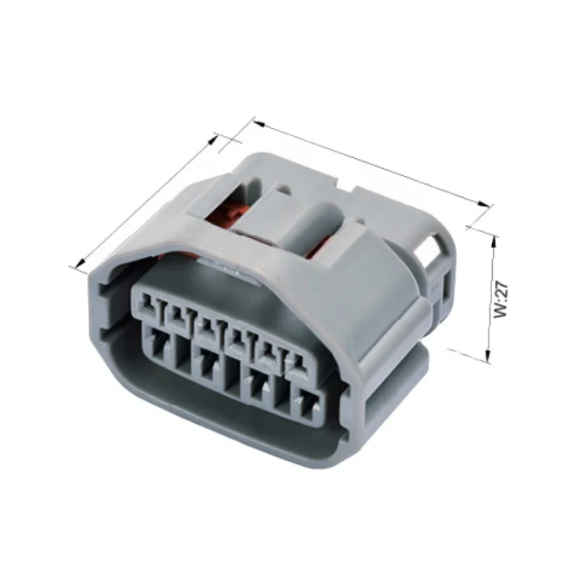 MG641288-4  waterproof 10 pin electrical wire  female auto connector for car