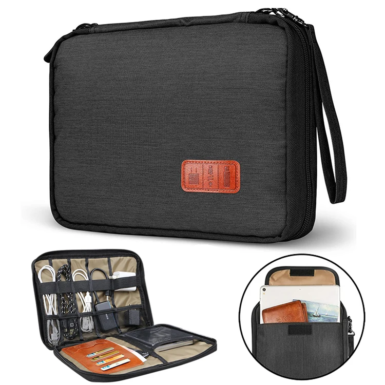 Дорожный органайзер для кабелей, маленькая сумка для хранения электронных аксессуаров, цифровой чехол для портативного зарядного устройства, usb кабеля, телефона