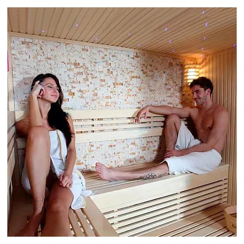 2022 Best Price Traditional Red Cedar 3 People Indoor Wood Sauna Rooms Low Emf Sauna For Sale