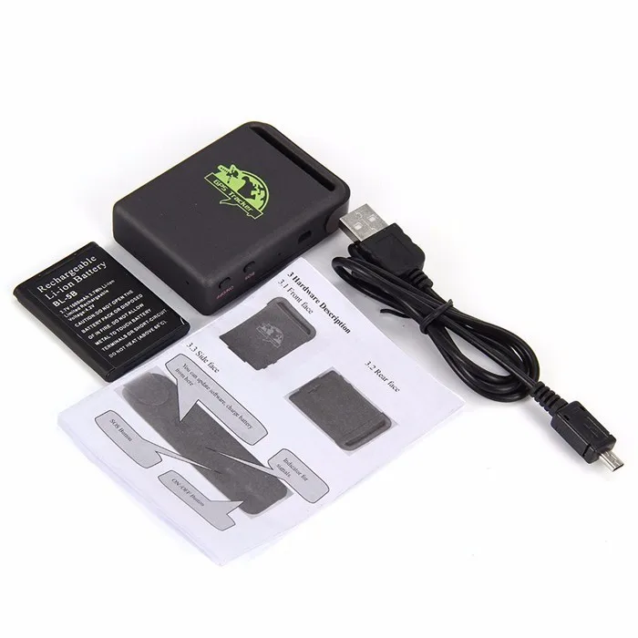 MINI car person pet GPS/GSM/GPRS tracker spy vehicle real time GPS tracker TK102B
