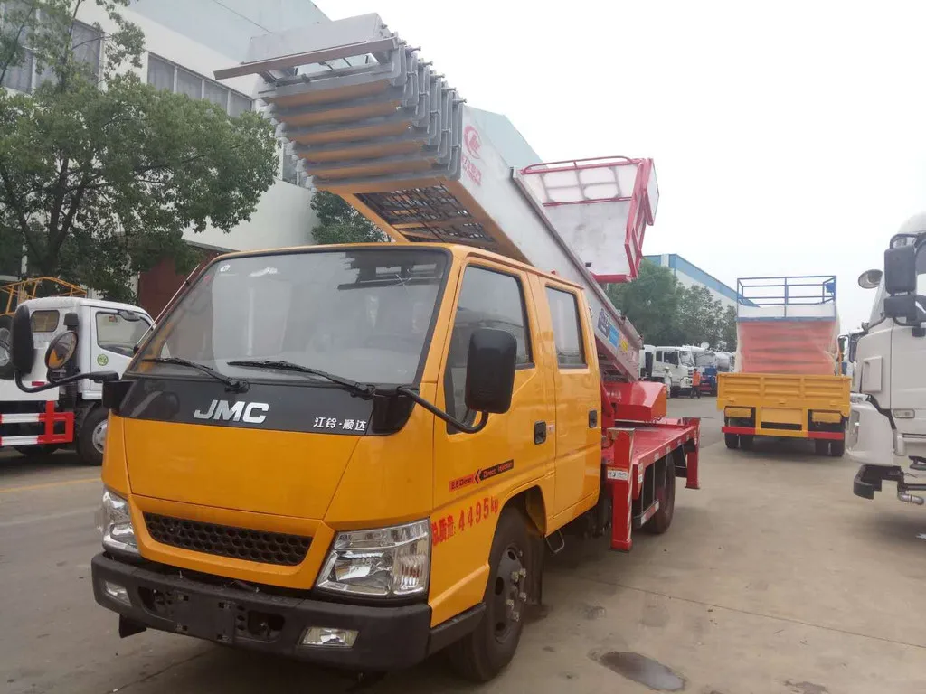 JMC 21m hydraulic truck mounted aerial work platform aerial ladder truck for sale