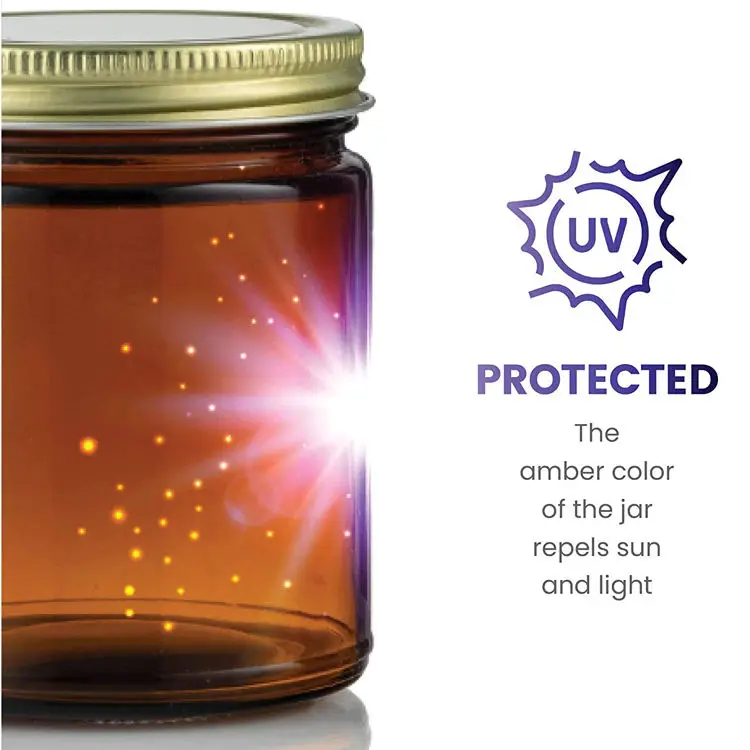 Hot sale Hexagon vessels 100 ml 120 ml 200 ml 250 ml 8 oz leopard large empty heat resistant hand blown green glass candle jar